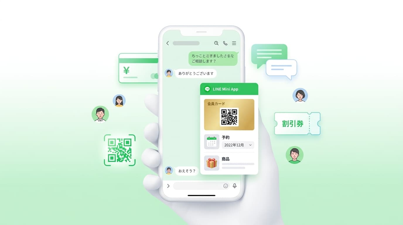 LINEミニアプリの画面イメージ