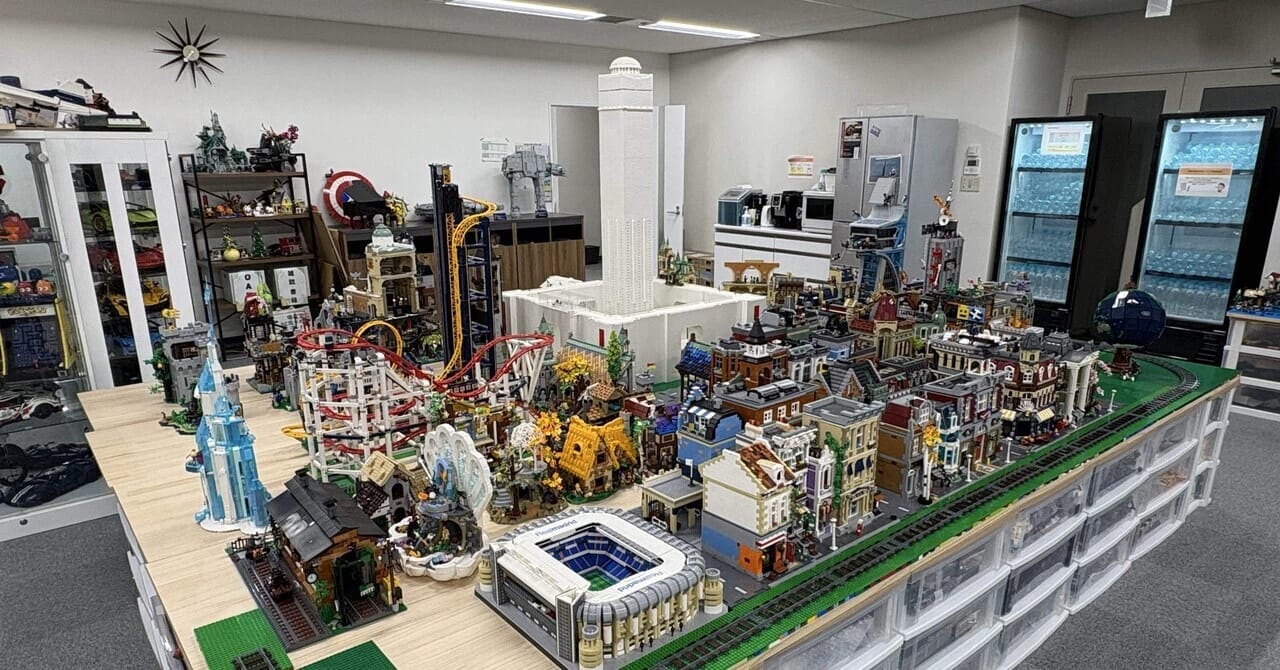 LEGO CITY — 約4㎡のディオラマ
