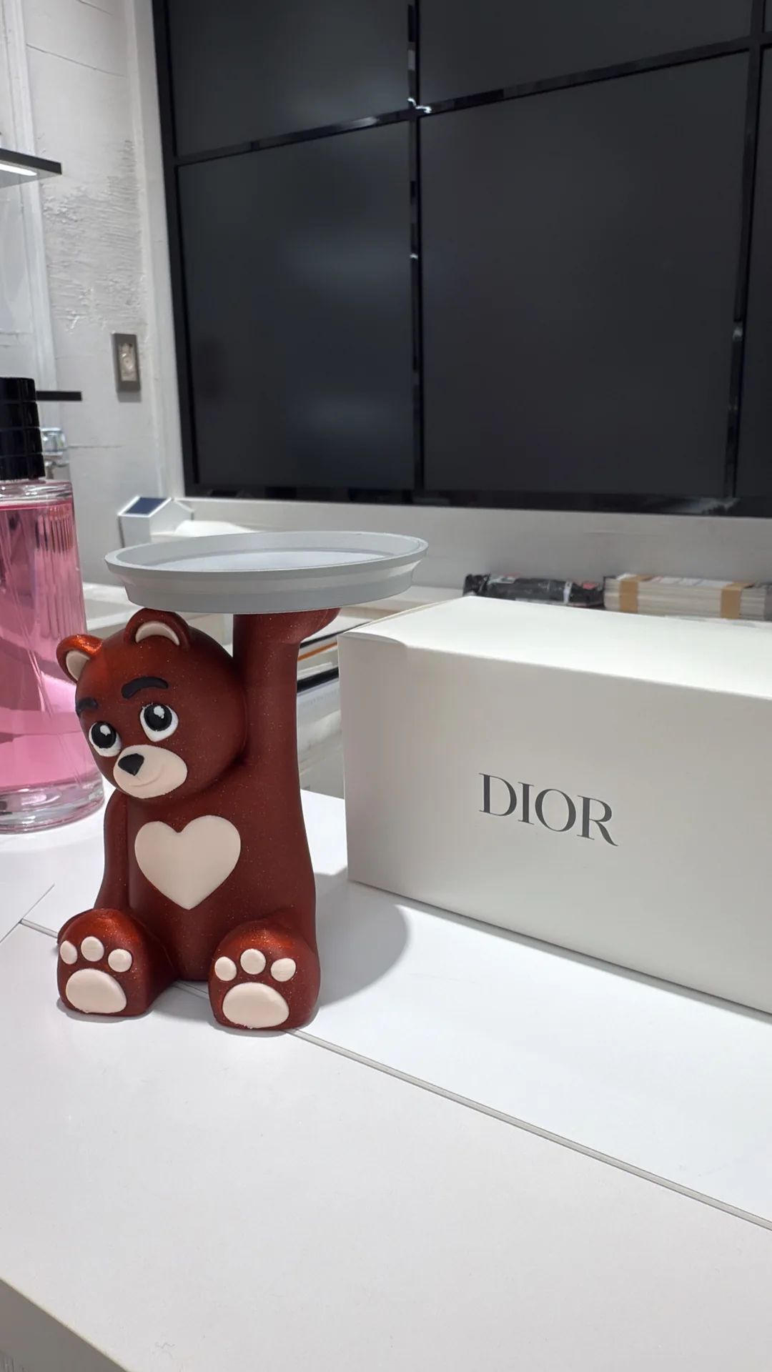 茶色いクマの立体造形
