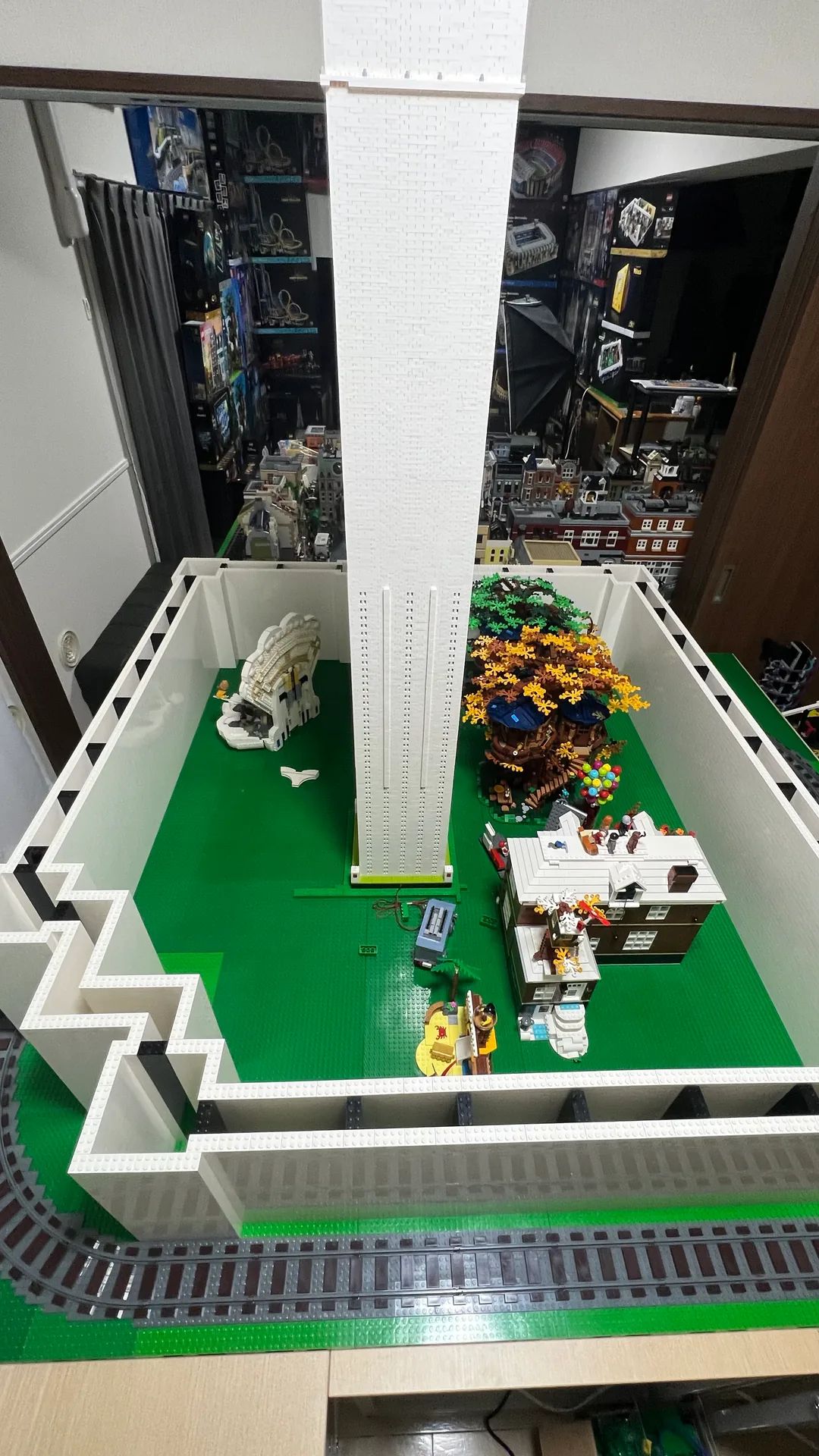 ブロックのタワー